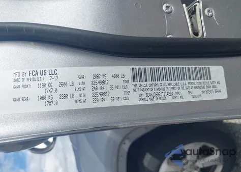 2018 Jeep Compass Latitude 4X4 from USA, damaged, VIN 3C4NJDBB2JT114224